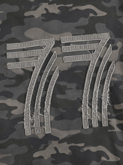 Aelfric Eden Boxy CAMO Zip Up Hoodie