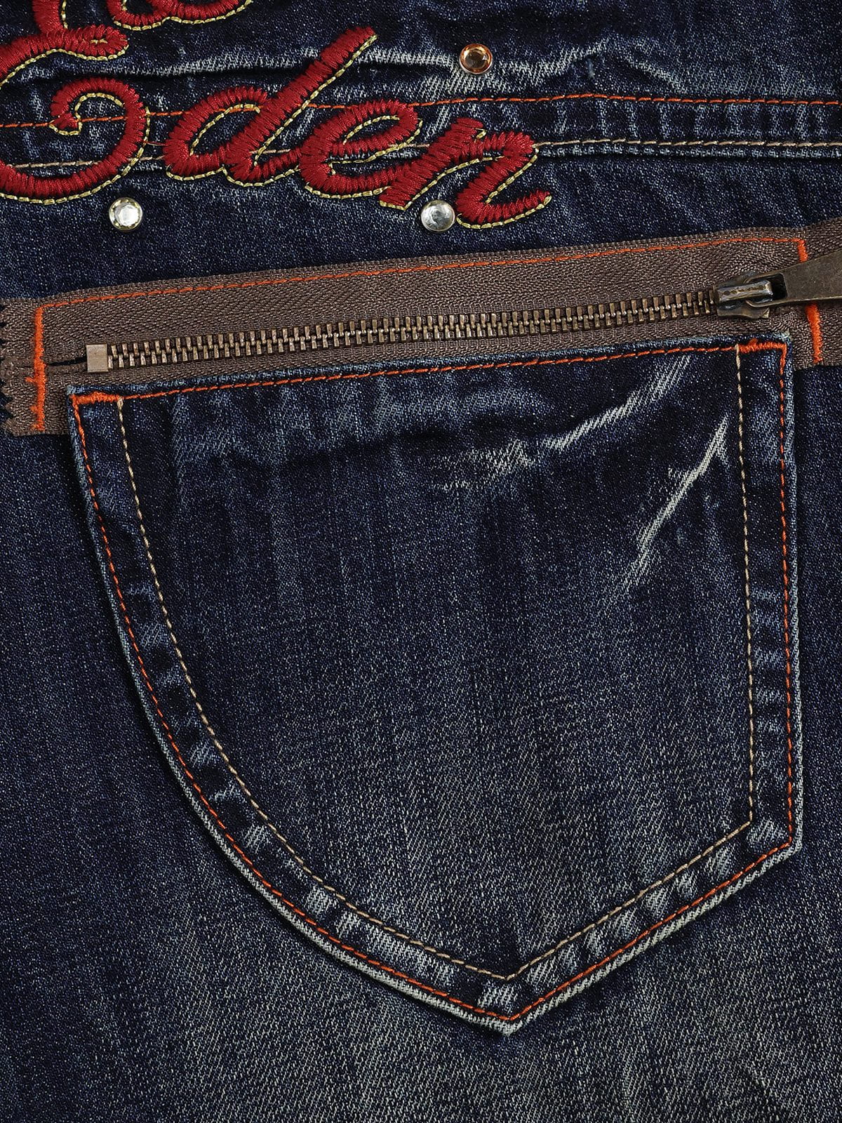 Aelfric Eden Embroidery Rhinestone Jeans