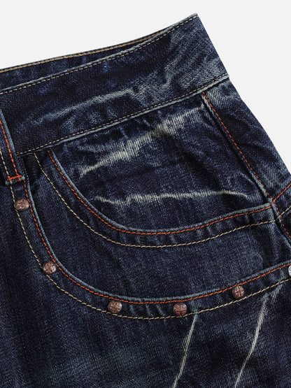 Aelfric Eden Embroidery Rhinestone Jeans