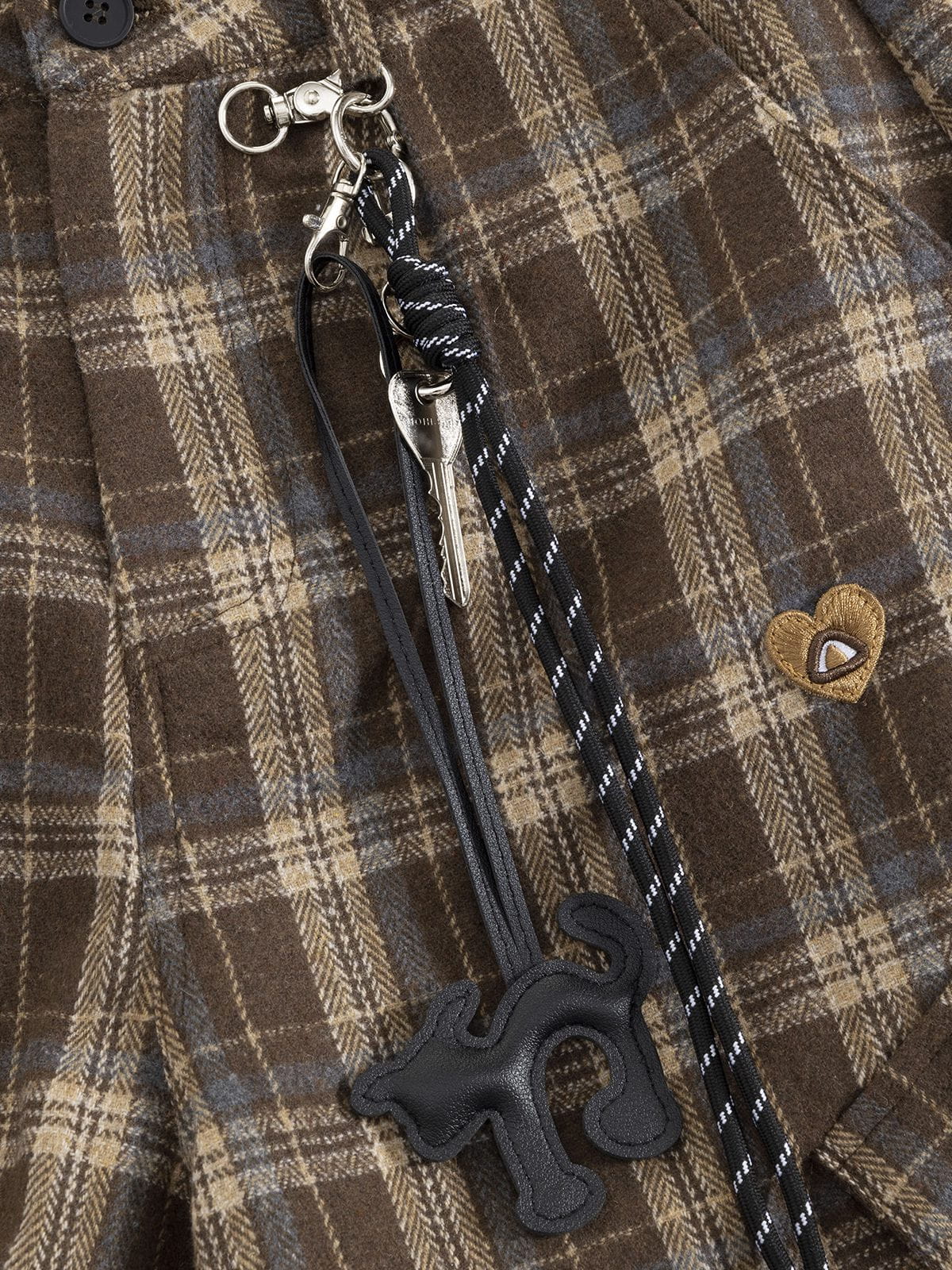 Aelfric Eden Plaid Baggy Barrel Pants