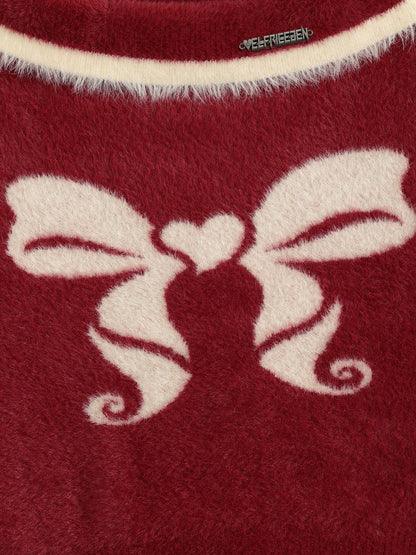Aelfric Eden Bow Off-The-Shoulder Sweater