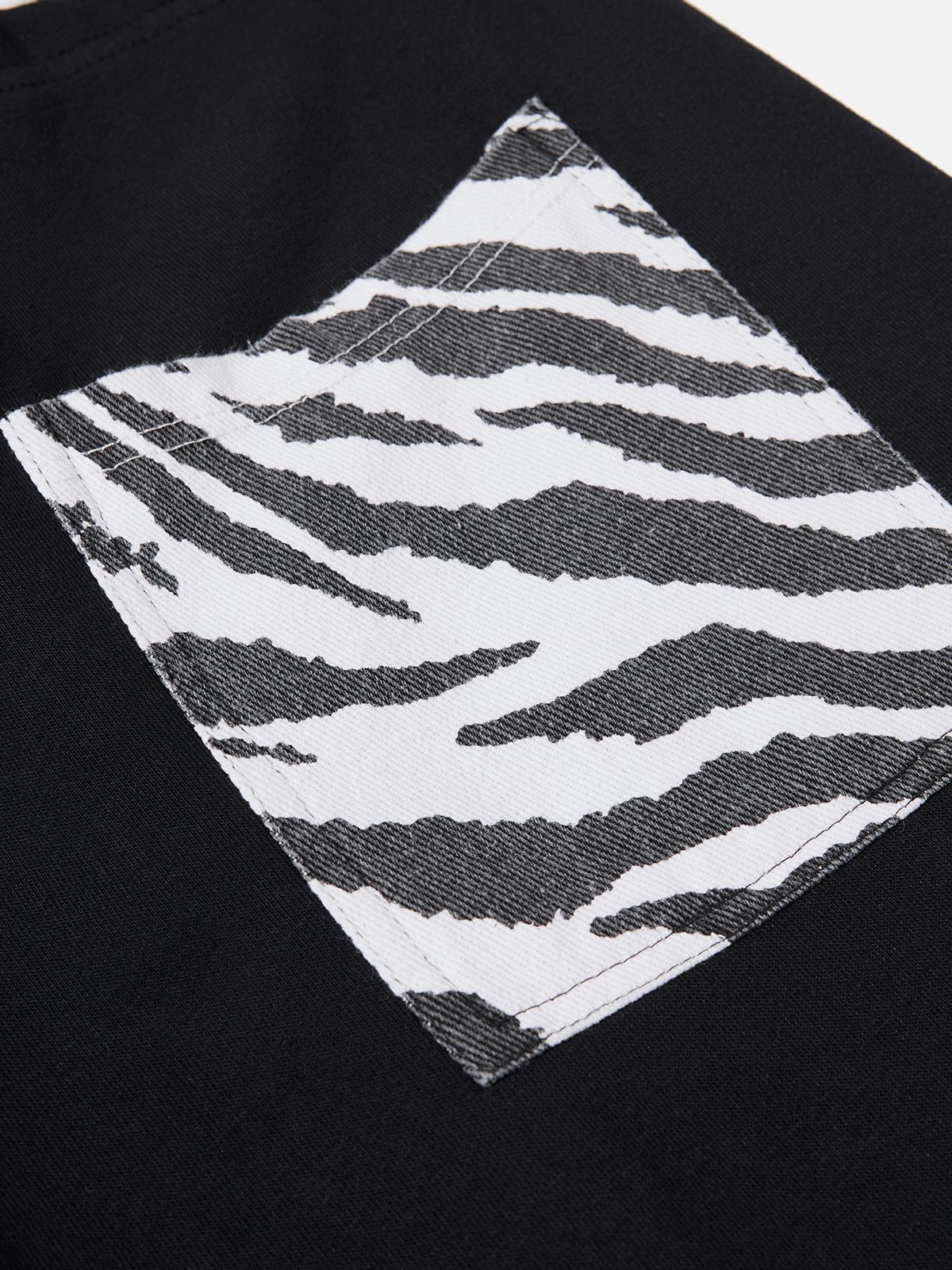 Aelfric Eden Zebra Patchwork Baggy Sweatpants