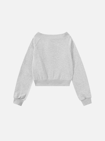 Aelfric Eden Off-The-Shoulder Sweatshirt