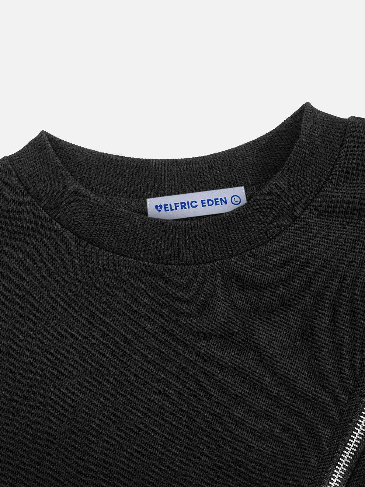 Aelfric Eden Diagonal Zip Panel Sweatshirt