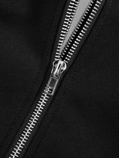 Aelfric Eden Diagonal Zip Panel Sweatshirt