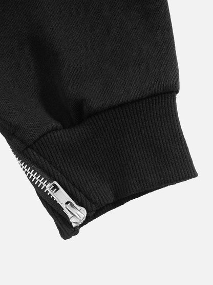 Aelfric Eden Diagonal Zip Panel Sweatshirt