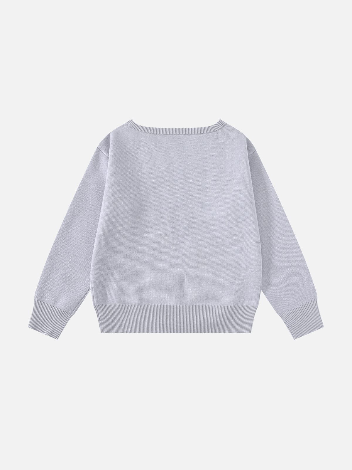 Aelfric Eden Jacquard Bear Off-The-Shoulder Sweater