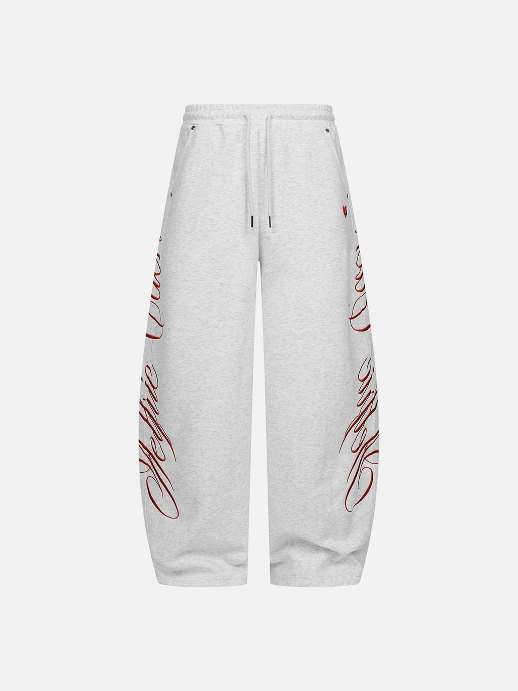 Aelfric Eden Boxy Script Embroidery Hoodie Sets