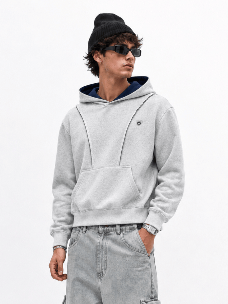 Aelfric Eden Boxy Panel Pullover Hoodie