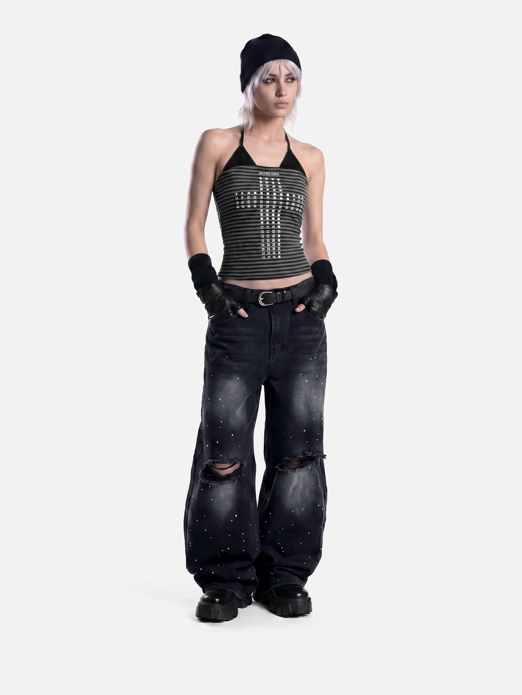 Aelfric Eden Halter Studded Cami Top