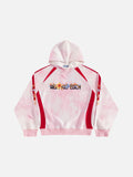 Aelfric Eden Oversized Color Blocking Floral Graphic Pullover Hoodie
