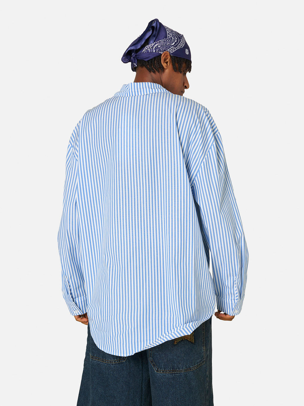 Aelfric Eden Necktie Graphic Stripe Long Sleeve Shirt