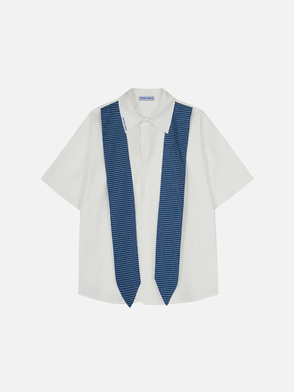 Aelfric Eden Plaid Necktie Shirt