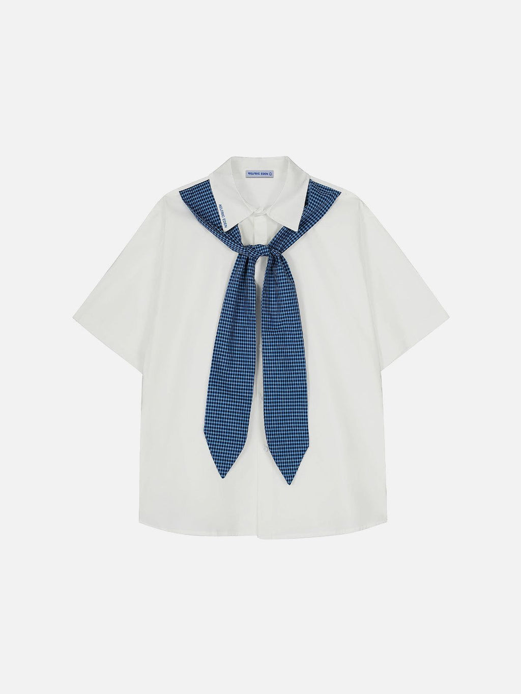 Aelfric Eden Plaid Necktie Shirt
