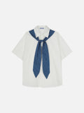 Aelfric Eden Plaid Necktie Shirt