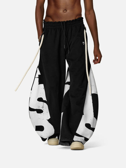 Aelfric Eden Graffiti Super Baggy Barrel Sweatpants