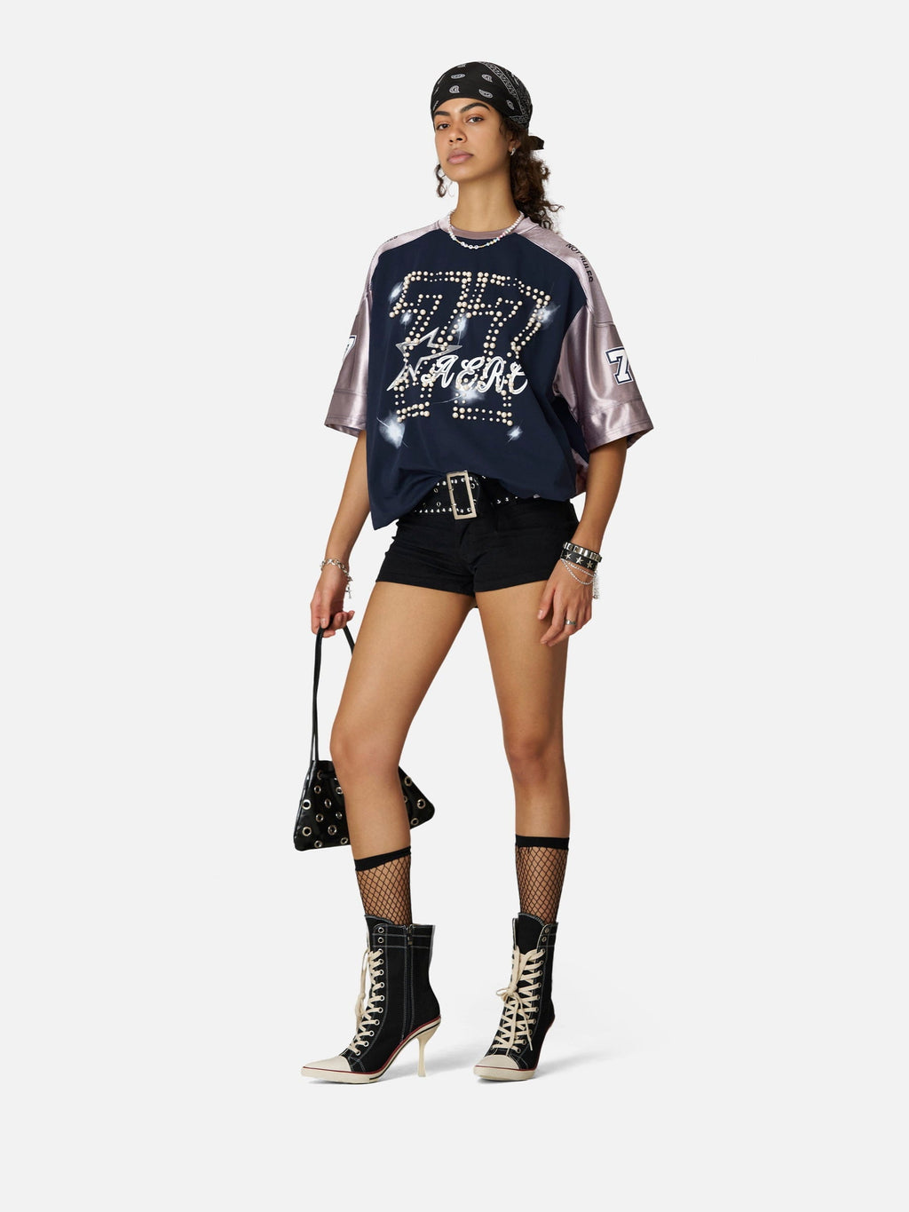 Aelfric Eden Pearl Number Football Jersey