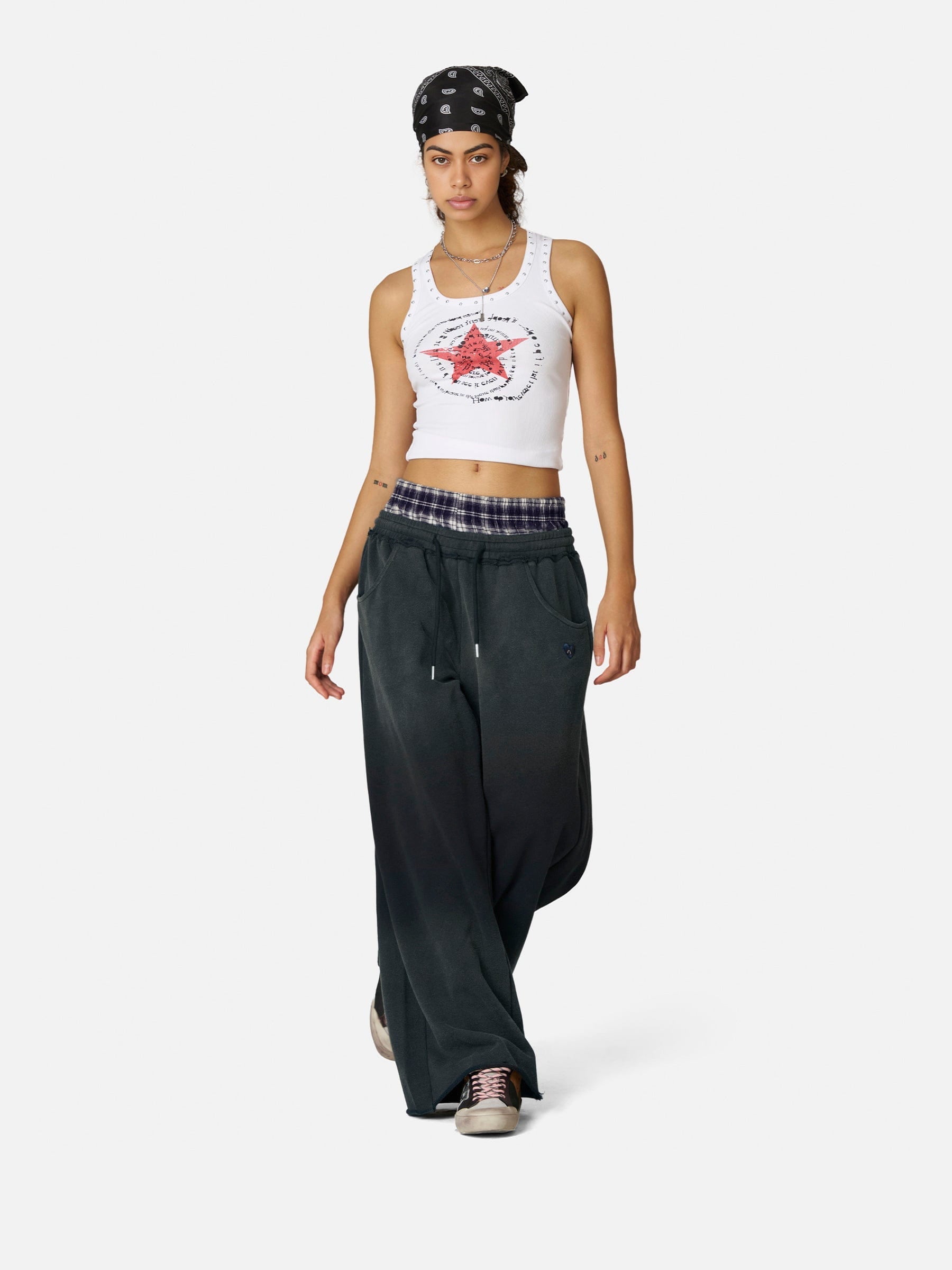 Aelfric Eden Double Waist Vintage Baggy Sweatpants