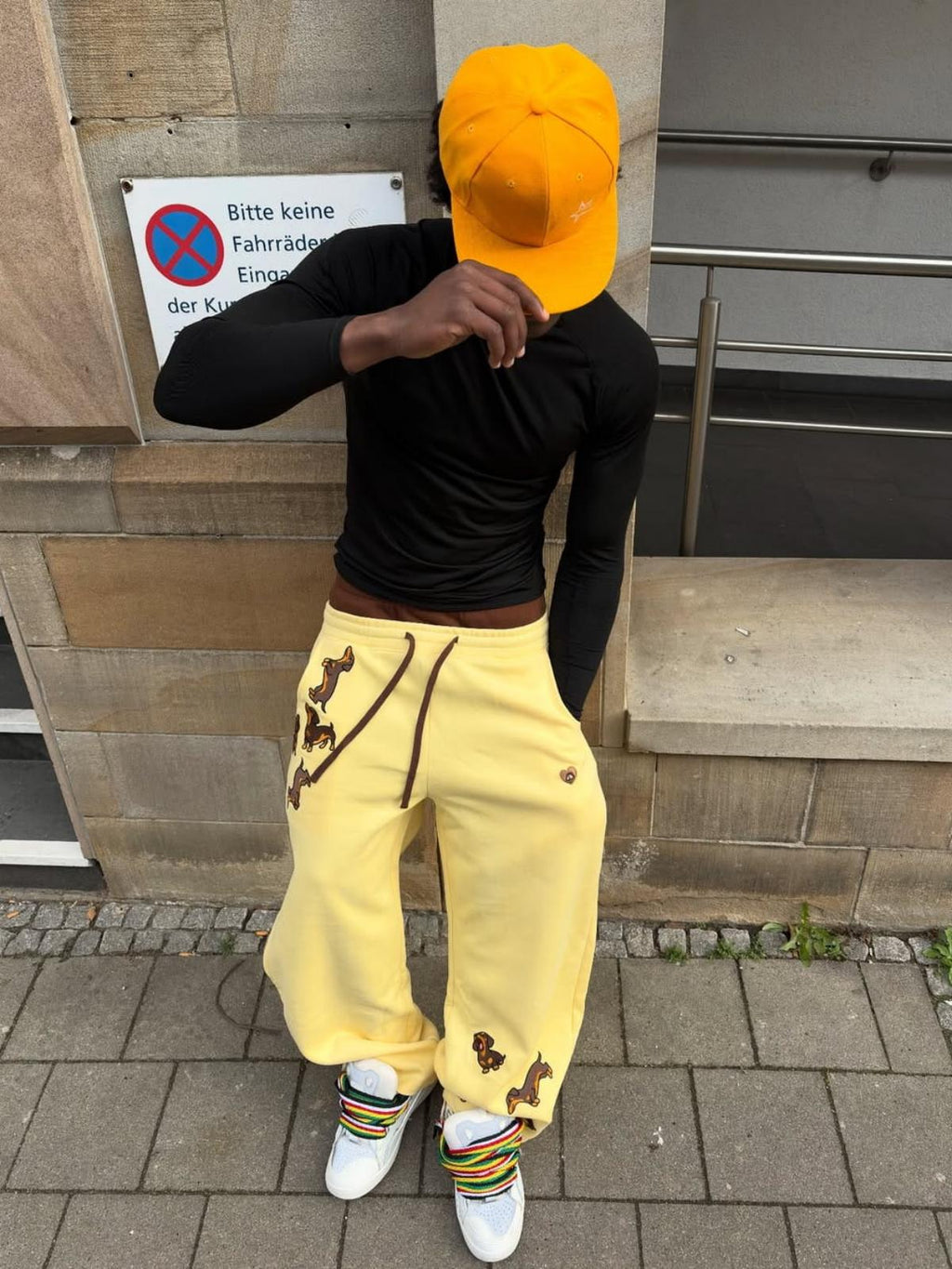 Aelfric Eden Dachshund Double Waist Baggy Sweatpants