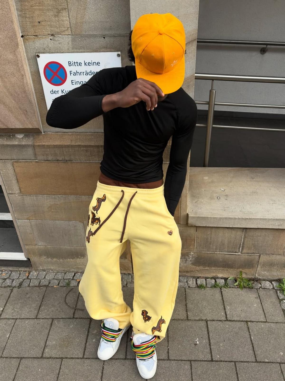 Aelfric Eden Dachshund Double Waist Baggy Sweatpants