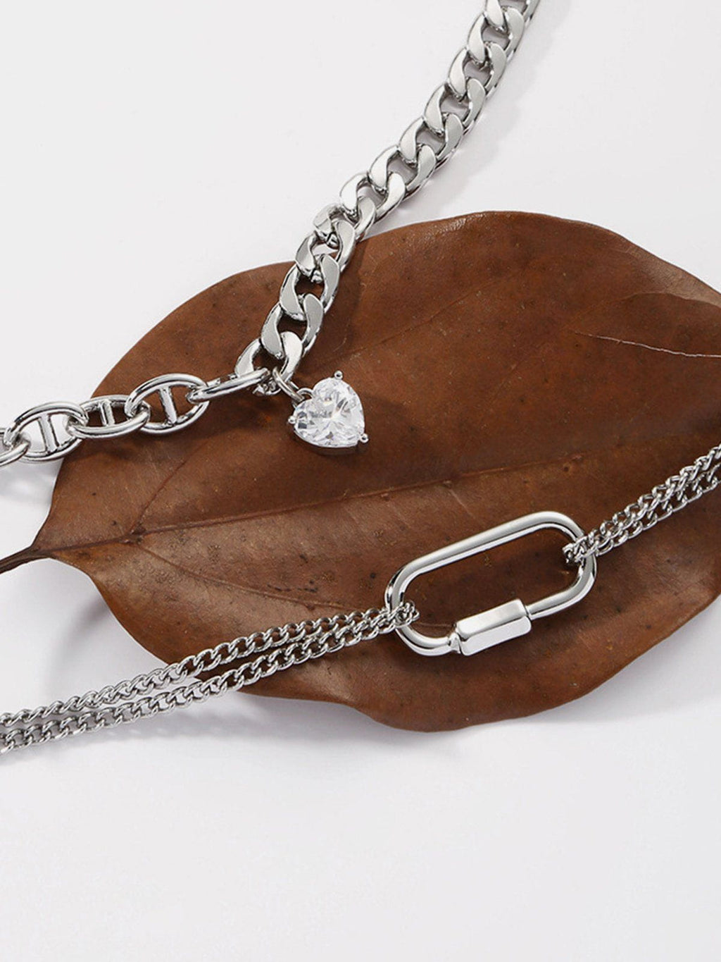 Aelfric Eden Heart Pendant Layered Necklace