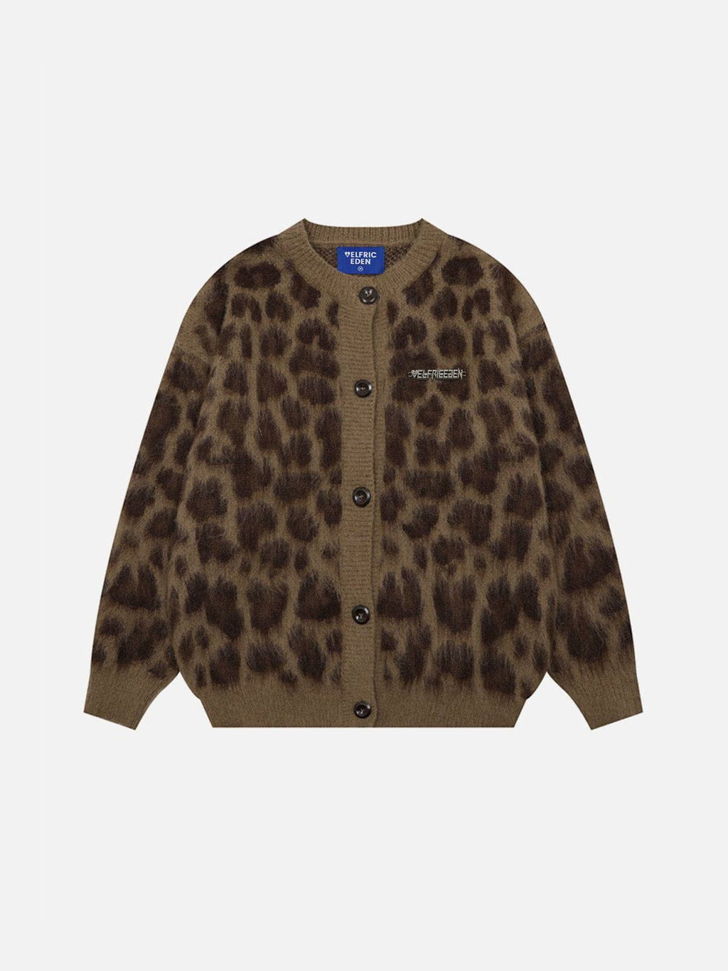 Aelfric Eden Leopard Graphic Cardigan
