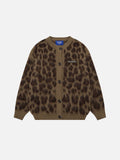 Aelfric Eden Leopard Graphic Cardigan