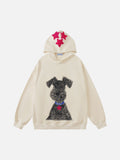 Aelfric Eden Oversized Graffiti Dog Graphic Hoodie