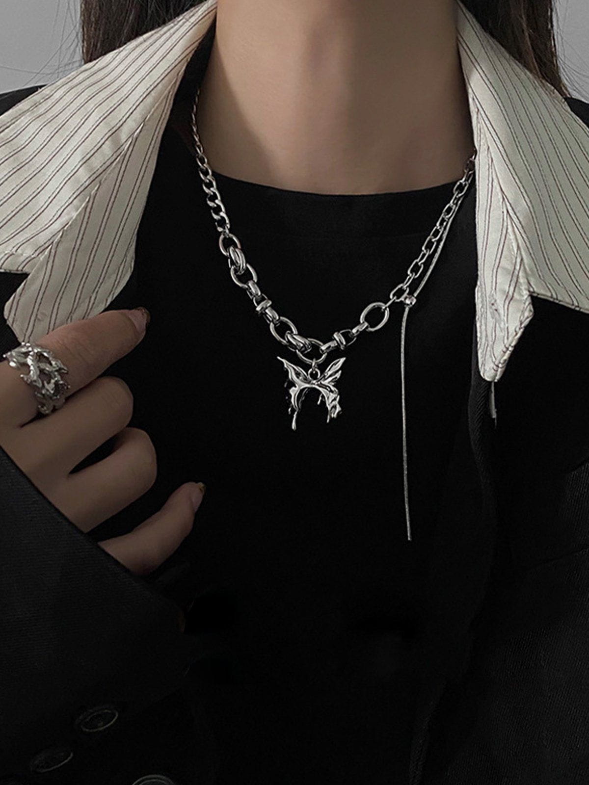 Aelfric Eden Butterfly Pendant Necklace