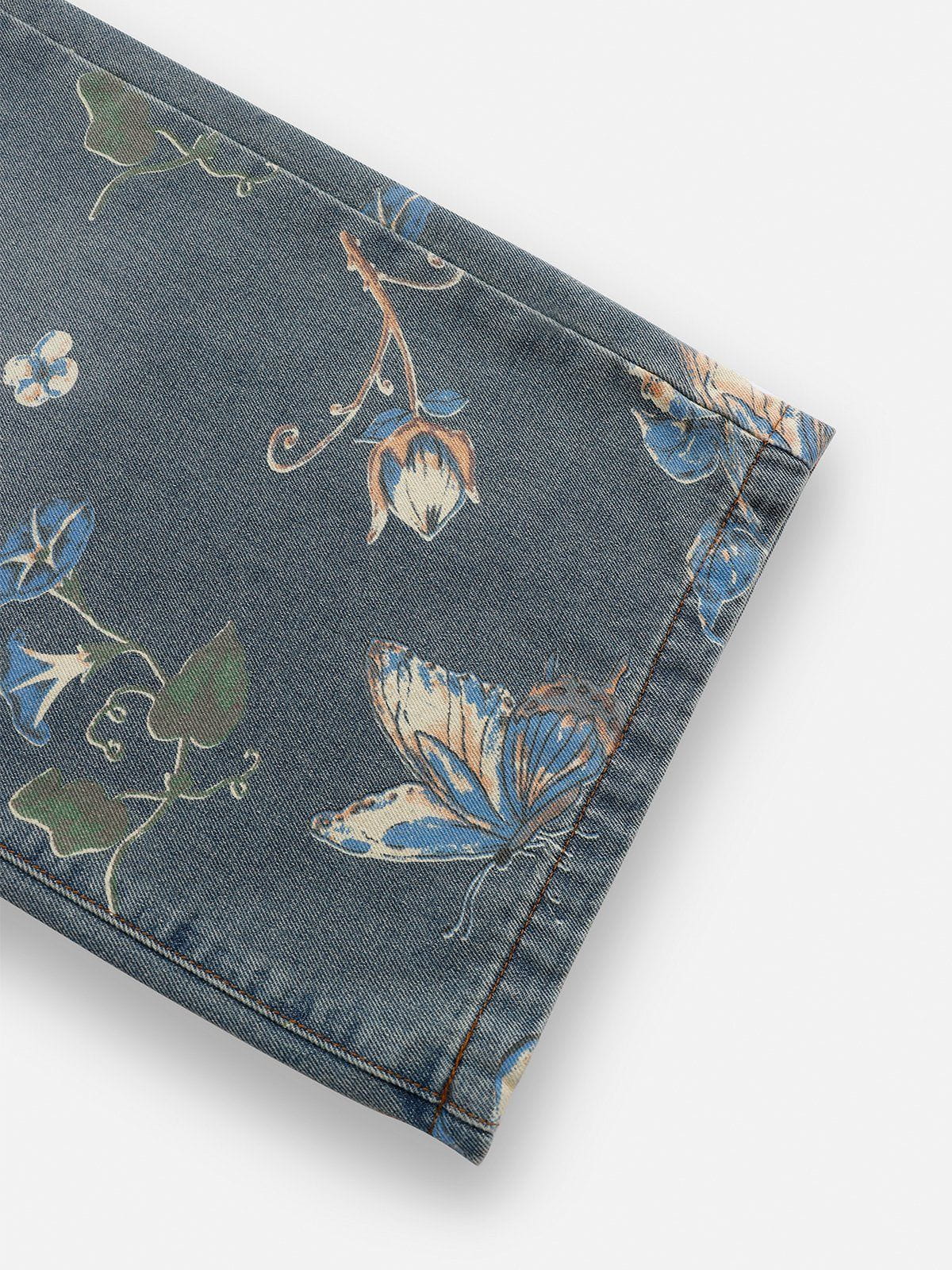 Aelfric Eden Floral Baggy Jeans
