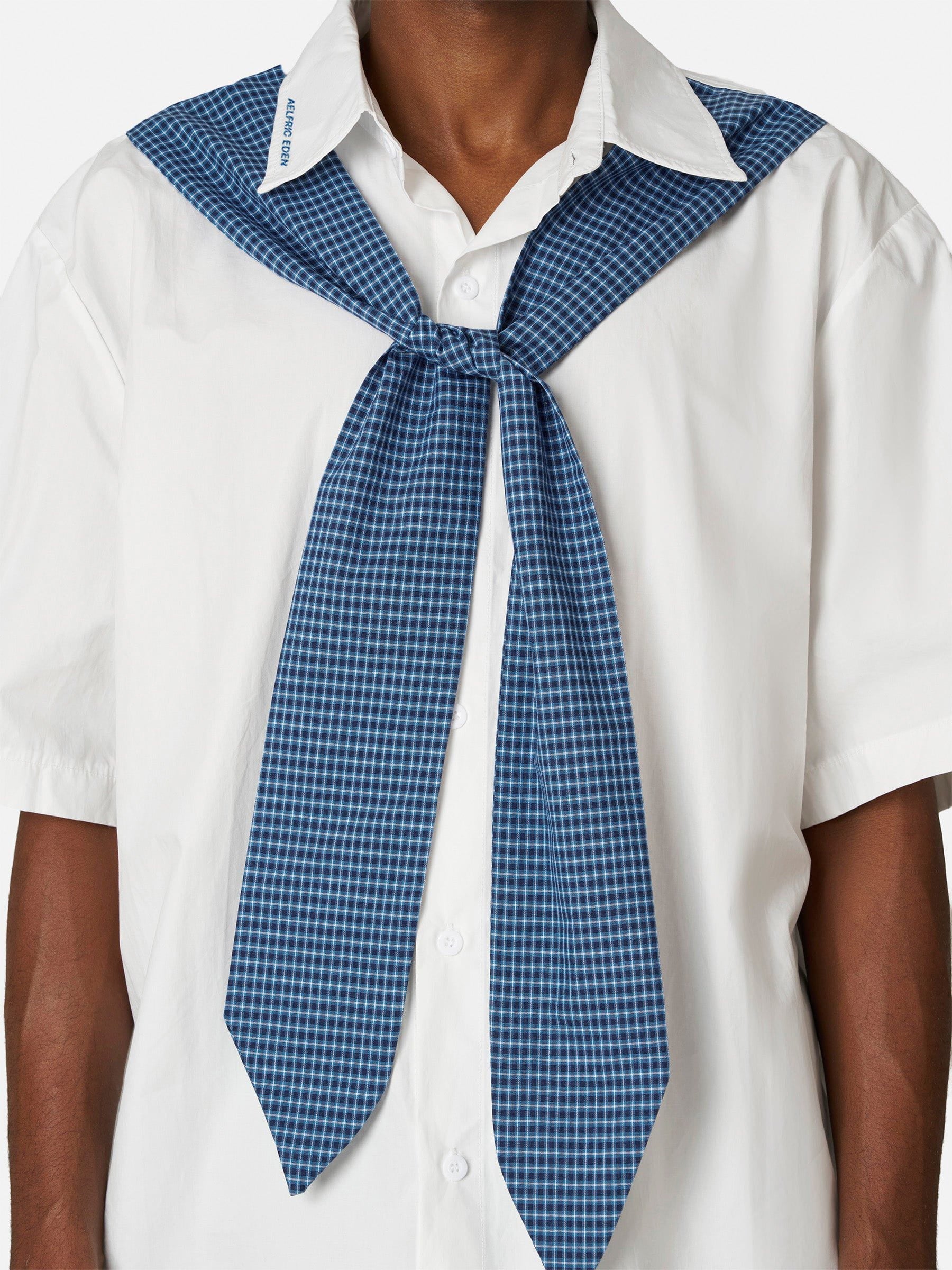 Aelfric Eden Plaid Necktie Shirt