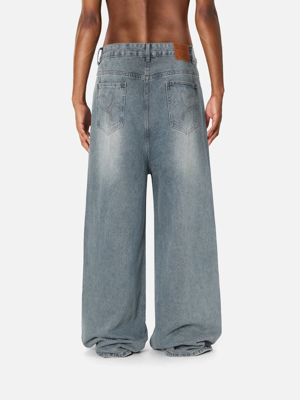 Aelfric Eden Baggy Fringe Jeans
