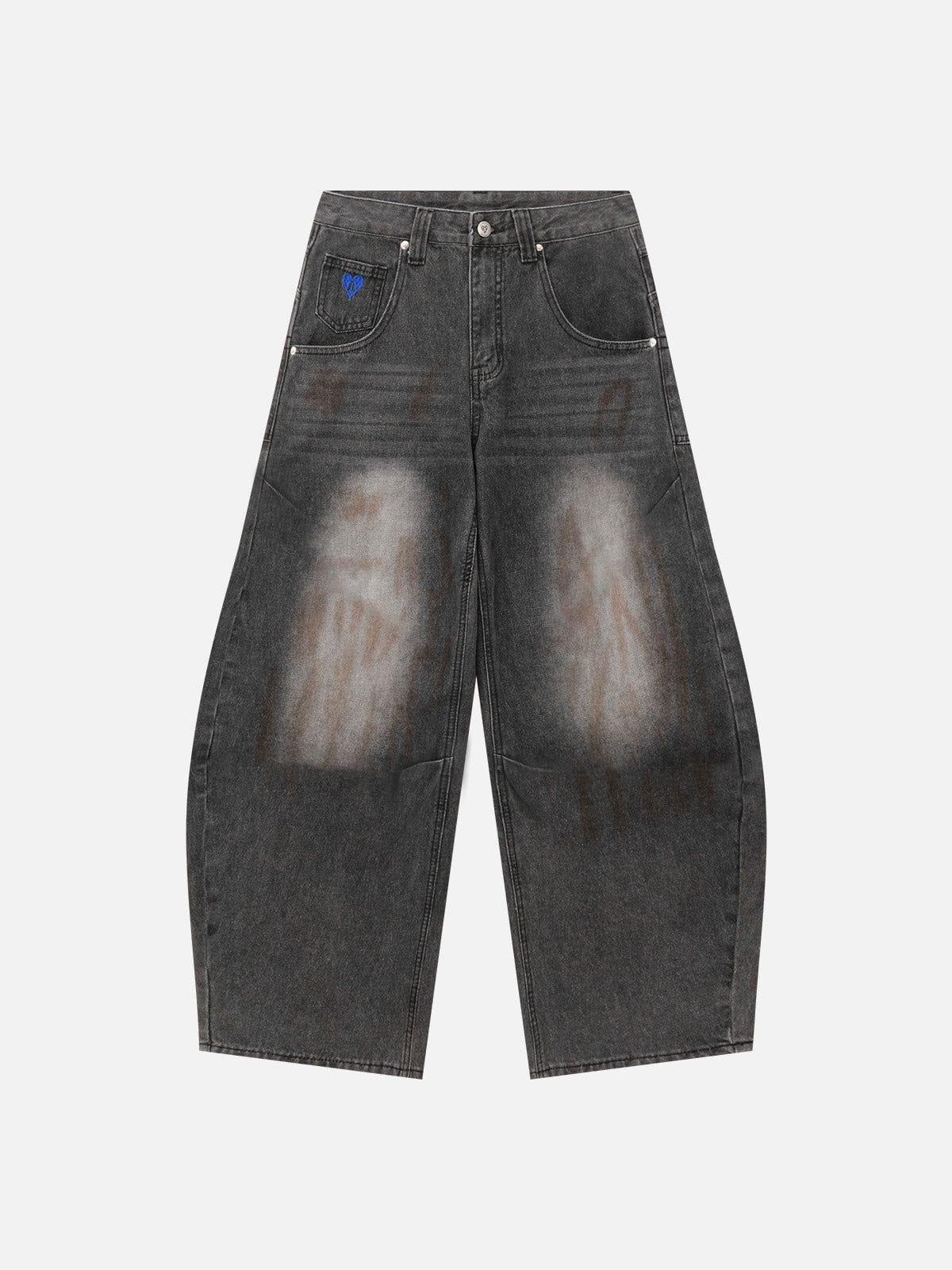 Aelfric Eden Dirty-Dyed Super Baggy Barrel Jeans