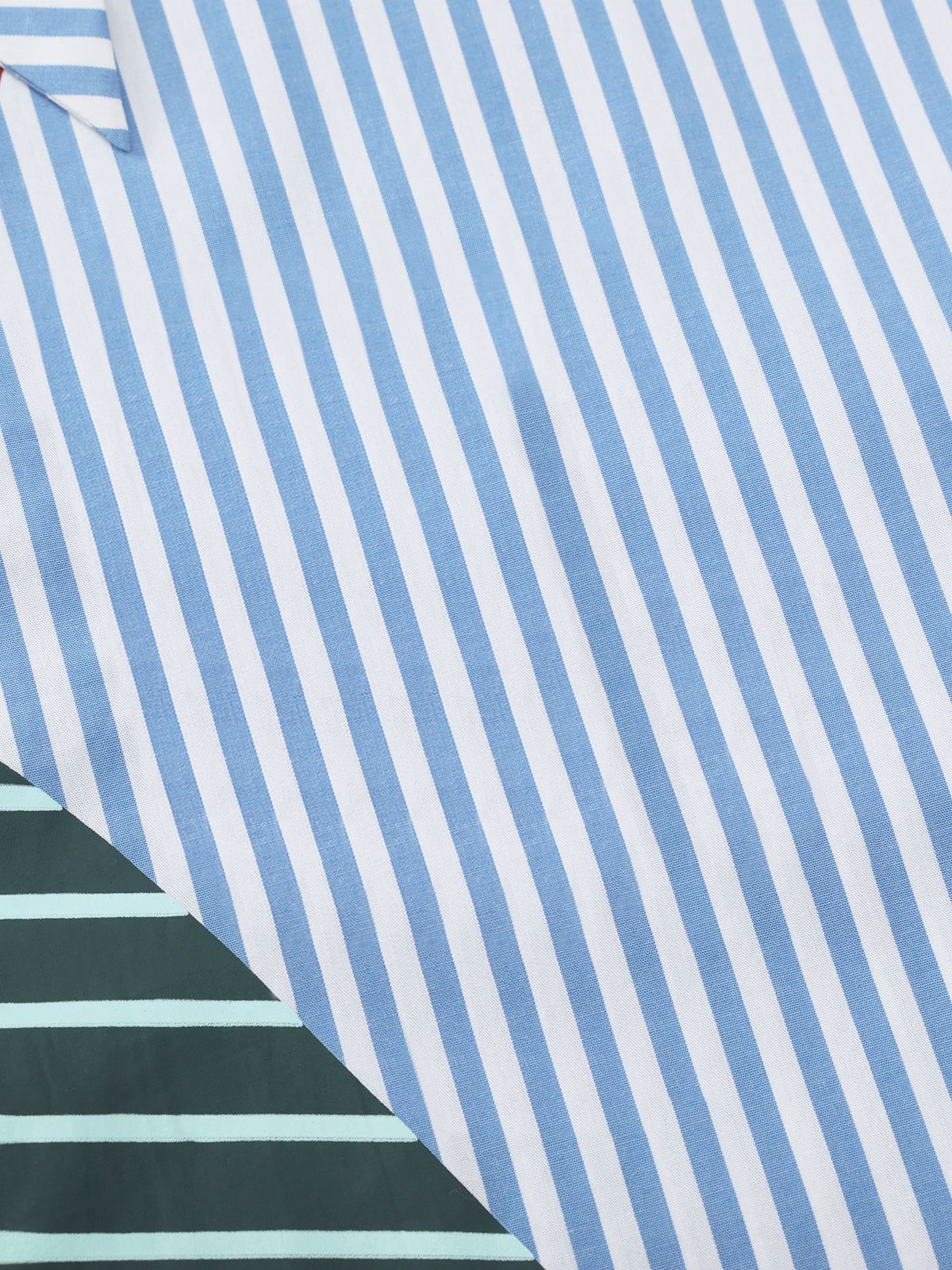 Aelfric Eden Necktie Graphic Stripe Long Sleeve Shirt