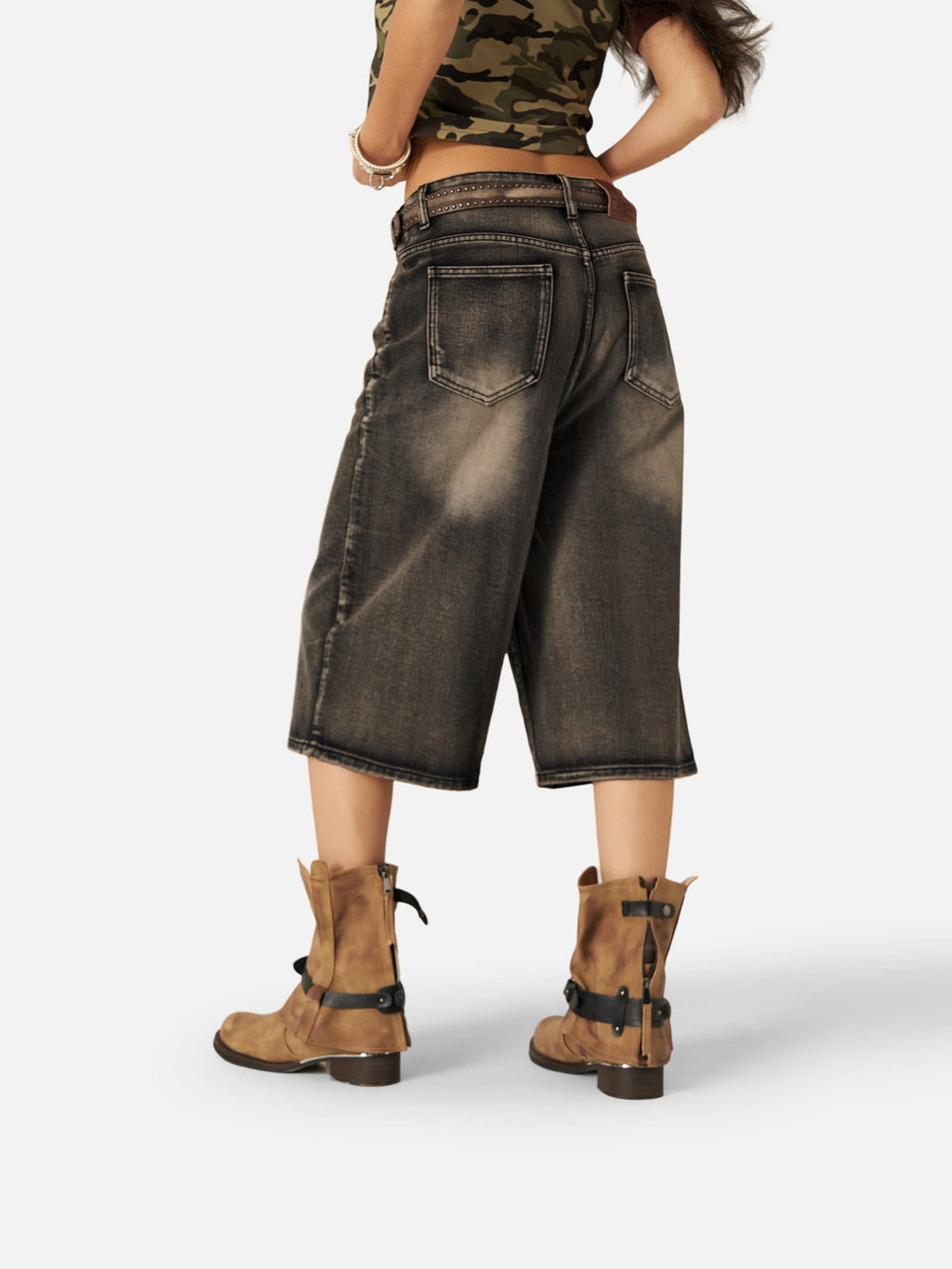 Aelfric Eden Vintage Washed Longline Jorts