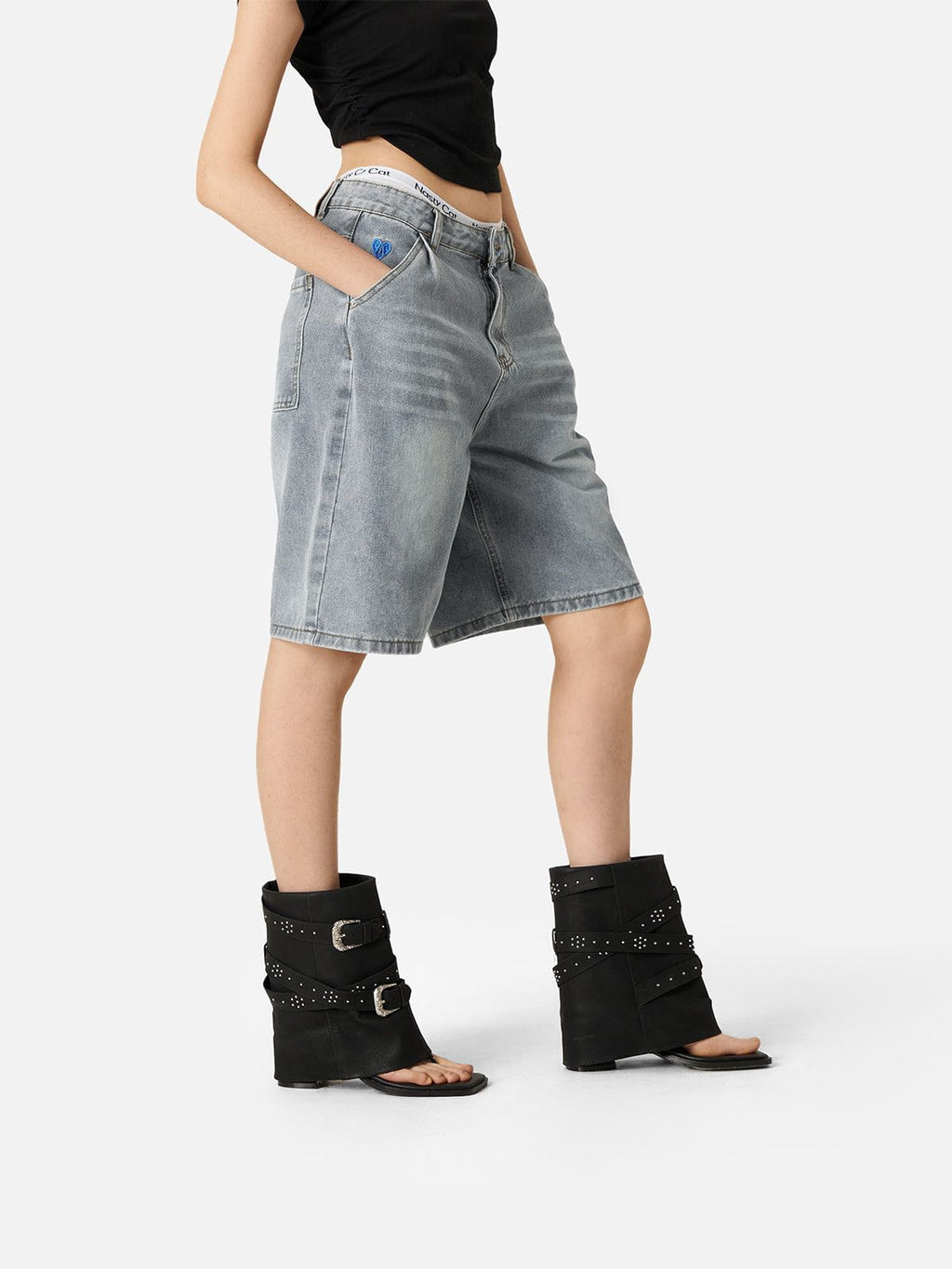 Aelfric Eden Washed Wrinkle Jorts